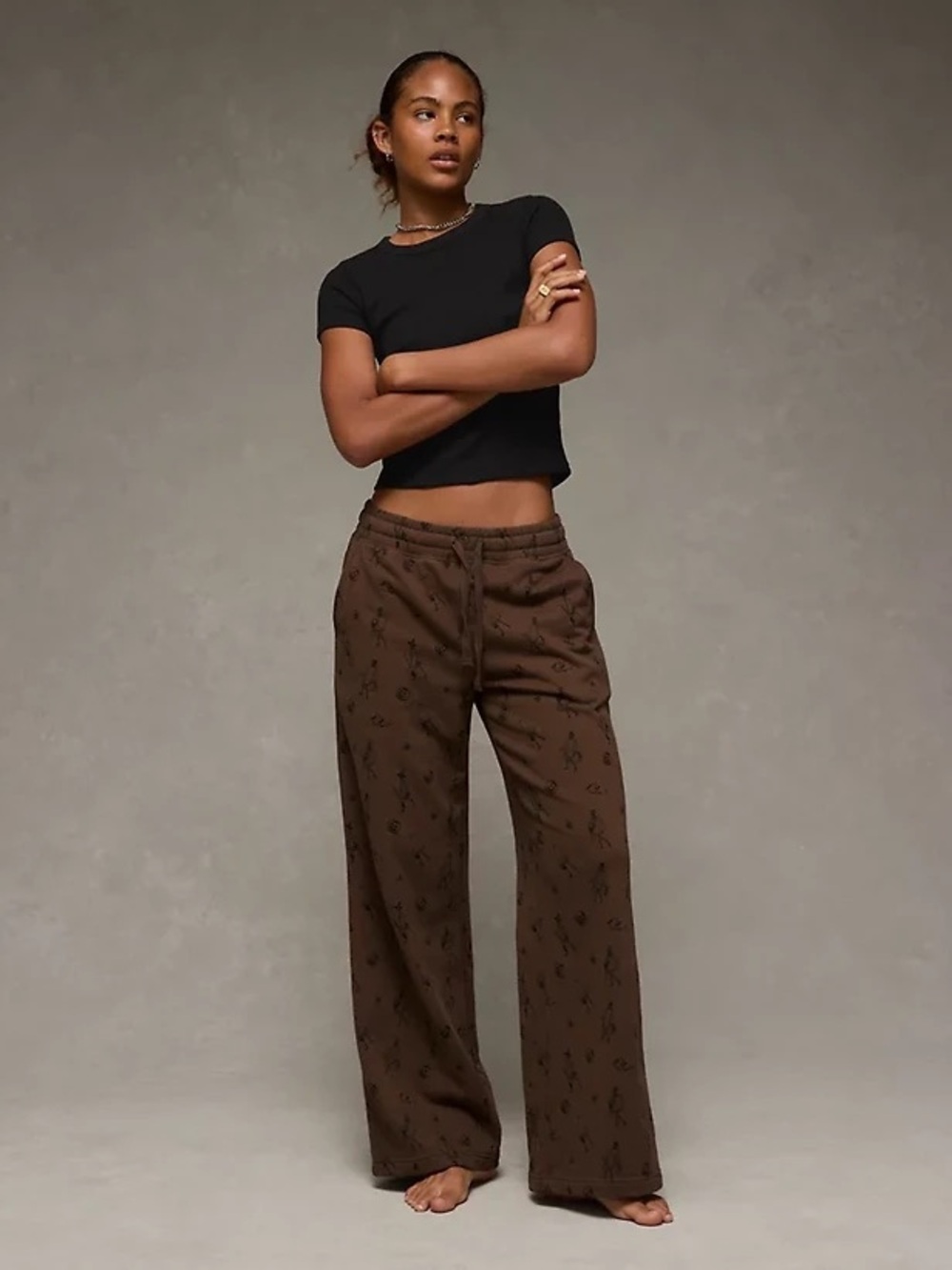 American Eagle Halloween Fleece Sweatpants